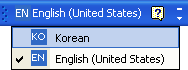 Change to Korean language in windows XP